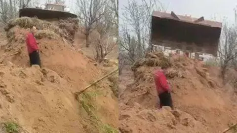 铲车埋人事件